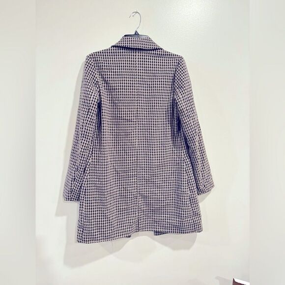Sanctuary Polyester One-Button Blazer Jacket Carly Coat(Saddle Houndstooth) XS - Picture 11 of 11